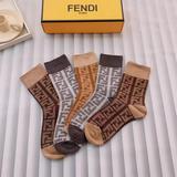 Комплект упаковки [5 пар в коробке] FENDI высокого качества ~ Невероятно красивы