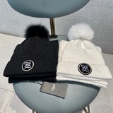 Комплект Fendi из кашемировой вязаной шапки и шарфов, новая модель, 70% кашемир,