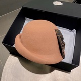 FD Fendi шерстяная беретка, 100% шерсть, осенне-зимняя шляпа.