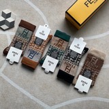 FENDI · Новые носки средней длины для женщин от FENDI [пять пар в коробке] Одина