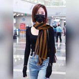 Новейшие изделия FD 【FF полосатый длинный шарф】 Отлично подходит для отпуска и п