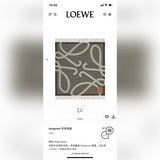 Новейшая модель от Loewe, двухцветный шерстяной плед-накидка Khaki Green, украше