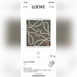 Новейшая модель от Loewe, шерстяной плед-накидка двухцветного цвета «Khaki Green