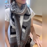 Двусторонняя шарф LOVE, самая красивая модель от Loewe NEW IN, шерсть и кашемир,