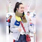 Популярные товары от Luoyiwei 【Длинный шарф из кашемира LW с контрастными цветам