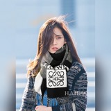Высококачественный нейтральный шарф Loewe 【LW полосатый длинный шарф】 Я очень сч