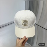 Новинка -loewe Ройве Новая модель бейсболки из овечьей шерсти с кожаным козырько
