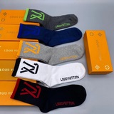 Новинка от Louis Vuitton： носки средней длины [в оригинальной коробке, пять пар 