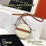 Новинка Celine TRIOMPHE из искусственной кожи и овечьей кожи с ремешком в виде м