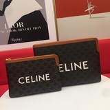 Большая сумка celin.e новой модели maillon triomphe с ручкой и отделкой из теляч