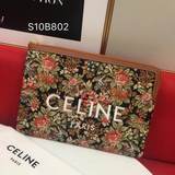 Большая сумка celin.e новой модели maillon triomphe с ручкой и отделкой из теляч