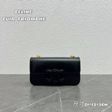 Новая коллекция CELINE | CUIR TRIOMPHE Сумка с кожаным логотипом и цепочкой Нова