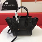 Сумка Celine классического дизайна с узором в виде улыбающейся летучей мыши, раз