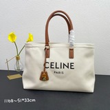 Оригинальная пляжная сумка Celine из парусины, сумка для покупок, оригинальная ф