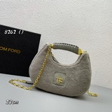 В комплекте с коробкой, новая модель сумки Tom Ford с золотым логотипом, золотым
