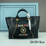 Chanel 2023 новая модель модной женской сумки-тоут с большим объемом и ремнем че