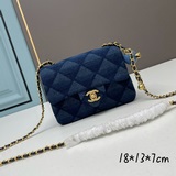 Модель Chanel： AS1786 Джинсовый 3D-рисунок в ромбы. Описание： оригинальное качес