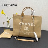 Большая сумка CHANEL 2023 в новых цветах, пляжная сумка из денима для матери и р