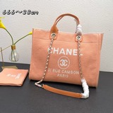 Большая сумка CHANEL 2023 в новых цветах, пляжная сумка из денима для матери и р