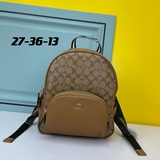 Coach, модель № 5671, серия Court, средний размер, женская сумка из ПВХ с кожаны
