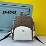 Coach, модель № 5671, серия Court, средний размер, женская сумка из ПВХ с кожаны