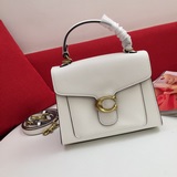 Новая модель Coach с контрастной змеиной текстурой, сумка с ручкой наверху, номе