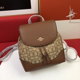 Новая модель Coach f0997, полностью из кожи, черного цвета/1029 коричневого цвет