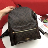 Coach f058315 Новая модель женской сумки-рюкзака из ПВХ, мини-рюкзак, доступна в