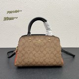 Новая сумка Coach. Три отделения, классический дизайн, новая расцветка. Размер： 