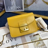 Высокое качество Мини-сумка через плечо Furla Metropolis, изготовлена из кожи те
