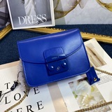 Высокое качество Мини-сумка через плечо Furla Metropolis, изготовлена из кожи те
