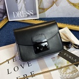 Высокое качество Мини-сумка через плечо Furla Metropolis, изготовлена из кожи те