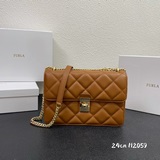 Новая сумка через плечо с регулируемым ремнем. Новейшая модель FURLA из кожи быч