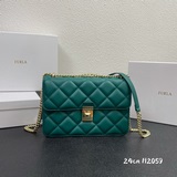 Новая сумка через плечо с регулируемым ремнем. Новейшая модель FURLA из кожи быч