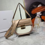 Сумка FURLA, новейшая модель «Свинка», с двумя плечевыми ремнями, из кожи, в под