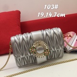 Miumiu сумочка с цепочкой из бриллиантов, через плечо [Сердце] Такая модная сумк