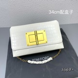 Оригинальная коробка Tom Ford, полностью из кожи, с поворотной застежкой на пере