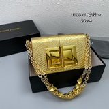 Сумка Tom Ford, новая модель - змеиный принт, полностью из кожи, с поворотной за