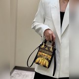 Элементы совместной коллекции FéI X Versace： небольшая сумка-тоут с принтом и ло