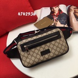 Артикул 474293 GUCCI Мужской поясной кошелек, высококачественная копия, импортны