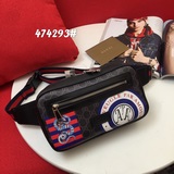 Артикул 474293 GUCCI Мужской поясной кошелек, высококачественная копия, импортны