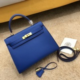 Hermes Kelly, версия высшего качества, кожа с отпечатками ладоней, золотая засте