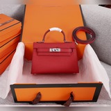 (Золотая и серебряная застежка в наличии) Kelly Mini 19 см, второе поколение, от