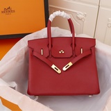 (Новый фон из платины) Hermès с лимонным узором, 30 см, 35 см, импортная кожа те