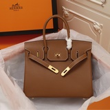 (Новый фон из платинового оригинала) Hermès с лимонным узором, 30 см, 35 см, имп