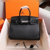 (Платиновый оригинал) Hermès с лимонным узором, 30 см (без бретелей), 35 см (без