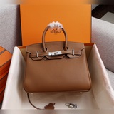 (Платиновый оригинал) Hermès с лимонным узором, 30 см (без бретелей), 35 см (без