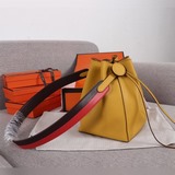 Hermes 2023 Licol новая сумка-ведро, кожа Evercolor с превосходной текстурой.