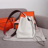 Hermes 2023 Licol новая сумка-ведро, кожа Evercolor с превосходной текстурой.