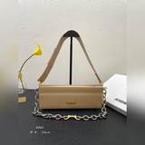 Сумка Jacquemus* Новая сумка LeVague с цепочкой под мышкой. Уникальный дизайн су